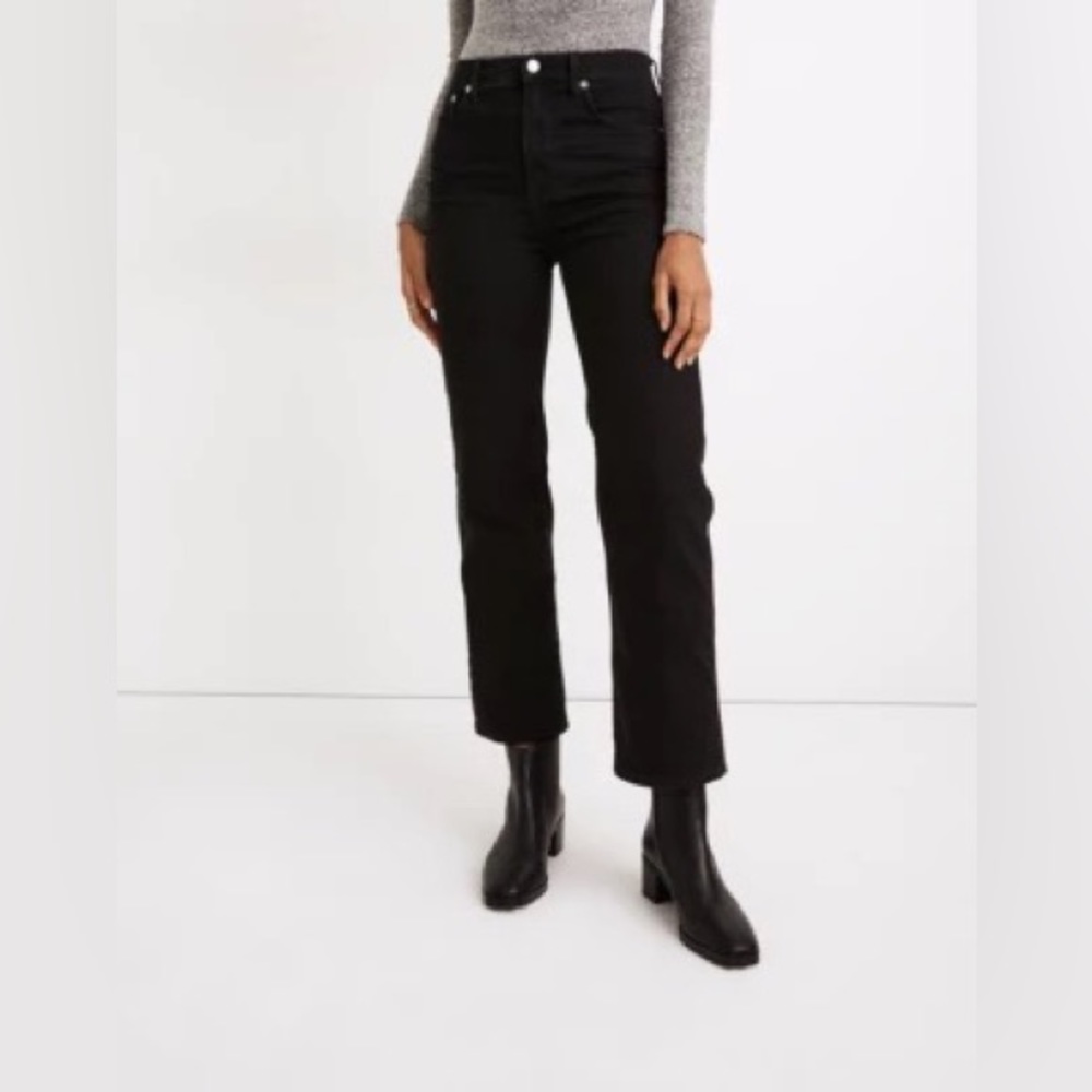 Madewell Slim wide leg crop size 26